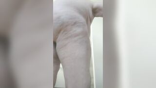 Filling my ass close up