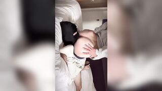 Fart slave gets face farts