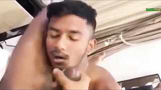 Indian teen boy fuck to a stranger calling boy from road side, desi twink boysex and cum in mouth, bangla desi gaysex