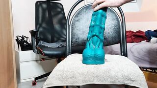 Mr. Hankey's anal dildo used to it's full potential