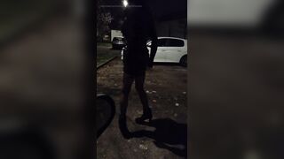 Saturday night on the street