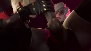 futa automata sex gangbang they all masturbate looking at each other gangbang