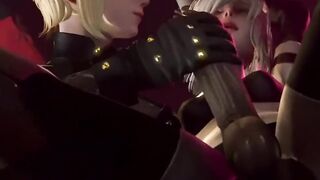 futa automata sex gangbang they all masturbate looking at each other gangbang