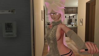 Horny Futa Makes You her Slutty Pet and Uses You as her Personal Cum Dump - POV VRChat ERP Trailer