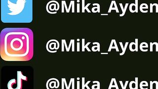 I cum on my tattoos - MIKA AYDEN