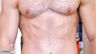 1rst time he gets naked for a porn.