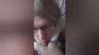 Femboy sucking delicous Cock