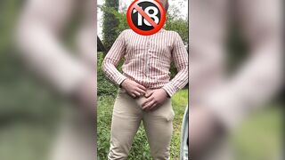 Handsfree cumshot exhib Forest