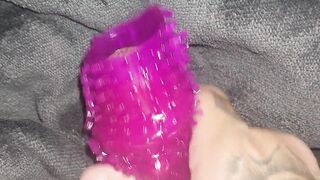Stroking cock toy