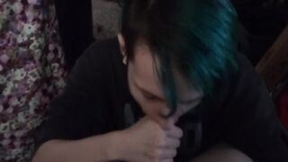 Emo Twink Sucking Girlcock