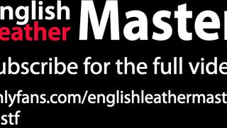 Worship the leather Master's boots and gloves PREVIEW