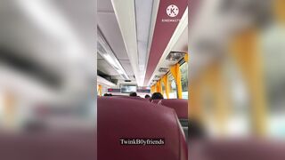 JINAKOL SA BUS AT NILUNOK ANG TAMOD (I SUCKED HIM IN THE BUS & HE CUMS IN MY MOUTH)