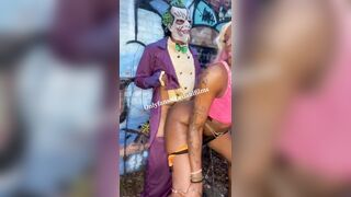 Joker vs Harley Quinn purge Chicago fucking