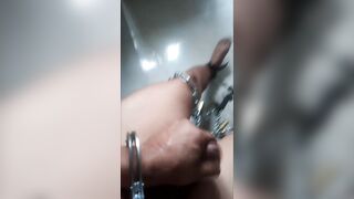 chained legs masturbation boy