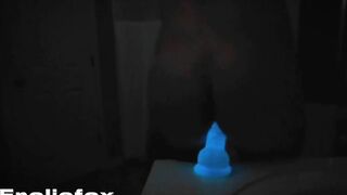 Riding Glow In The Dark 8 inch Cock