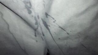 Showing Nike shorts stains up close