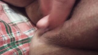 Masturbation big heavy clit-cock FTM transgender