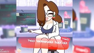 Sexy Girl dressed as a cow costume getting a cum shower on her big boobs