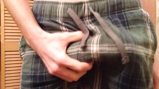 POV- Hung straight guy shoots his load all over you