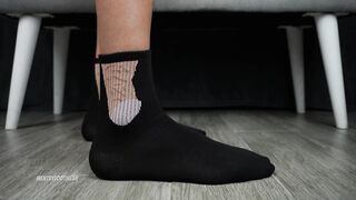 Big Dick Socks on Big Male Feet! Foot Fetish!