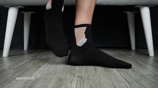 Big Dick Socks on Big Male Feet! Foot Fetish!