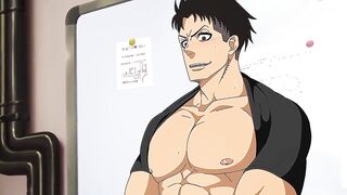 Hot romantic sex with my best friend when our parents were not at home - Anime gay porn