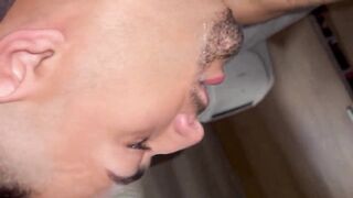 Big and thick cock bear destroying the passive's ass - FULL RED