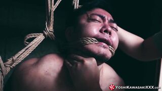 Obedient Japanese Restrained By Daddy