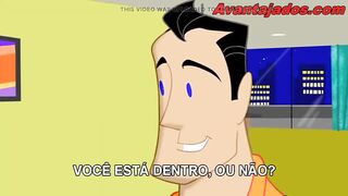 Gay cartoon the game of poker