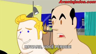 Gay cartoon the game of poker