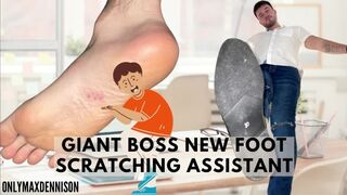 Macrophilia - Giant bosses new foot scratching assistant