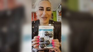 Anal balls teaser for #SexShopSaturday