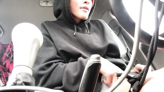 Cute Guy reveals Massive cock, eats his huge load