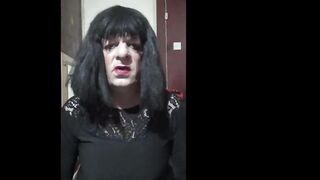 sissy crossdresser enjoying masturbation and anal sex part 3