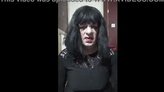 sissy crossdresser enjoying masturbation and anal sex part 3