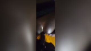 Thick Booty Ebony Trans Girl Takes Big Black Cock Up Her Ass