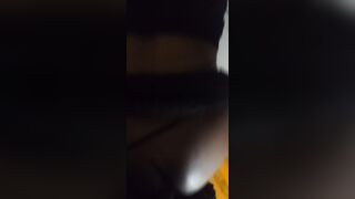 Thick Booty Ebony Trans Girl Takes Big Black Cock Up Her Ass