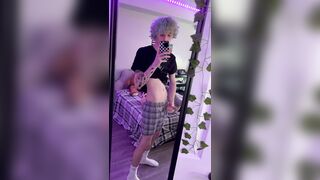 roommate interrupts teen student jerk off