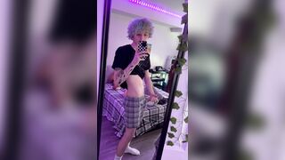 roommate interrupts teen student jerk off