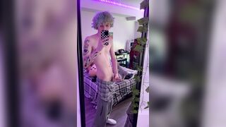 roommate interrupts teen student jerk off