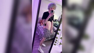 roommate interrupts teen student jerk off