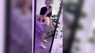 roommate interrupts teen student jerk off