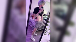 roommate interrupts teen student jerk off