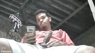 cumming on the chair