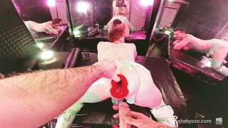 Sissy toilet fucked and fisted bare