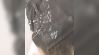 Cumming on my overalls