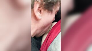 Toned twink Rowan gives Sophie Harper head in the car