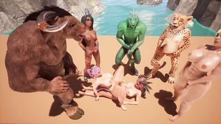 Futa X Futa Anal Furry Sex Party (Part 2) - 3D Cartoon Hentai.mp4