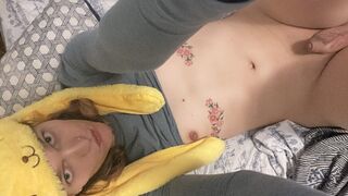 Trans Kawaii Princess Milks Her Cock (Mobile)