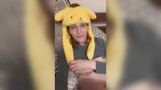 Trans Kawaii Princess Milks Her Cock (Mobile)